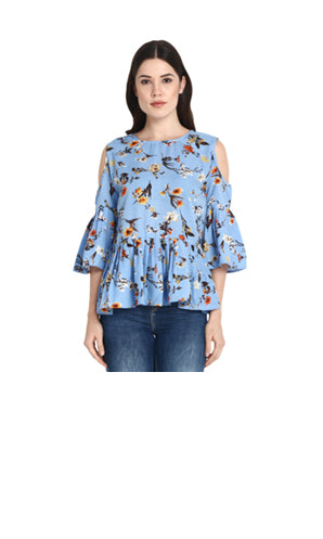 Western top and Jeans